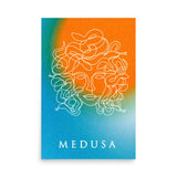 Medusa Rising – Mythical Medusa Poster (Unframed)