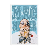 Mac Miller Blue 24x36 Framed poster