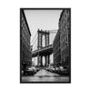 Manhattan Bridge New York Black and White Photography Print